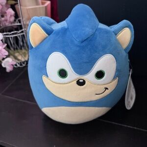 Blue Sonic Plush Squishmallow Toy